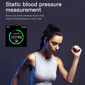 Smart Plieno Juosta Žiūrėti C300 Širdies ritmą ir Kraujo Spaudimą Stebėjimo Apyrankę Informacija Priminimas Nuotoliniu būdu Fotografuoti