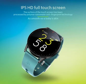 Smart Žiūrėti QS09 Miego Stebėti Kraujo Spaudimą Fitness Tracker Vandeniui Sporto Žiūrėti Full HD Touch Screen Smartwatch 