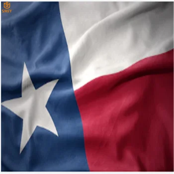 SMJY 3*5 Pėdų JAV Teksaso Vėliavos 90 * 150cm Aukštos Kokybės Siuvinėjimo Festivalis/Baras/Namų Puošybai TX Valstybės Banner Vėliavos