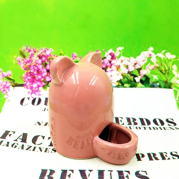 Smulkių Gyvūnų, Vandens Dubenėlį Žiurkėno Ežys Šėrimo Dubenį Aukštos Kokybės Keramikos Automatinė Geriamojo Prietaiso Finansuojančiojo Rabbit Butelis