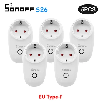 SONOFF S26 ITEAD Wifi Smart Lizdas Bevielis Nuotolinio Valdymo Įkrovimo Adapteris, 