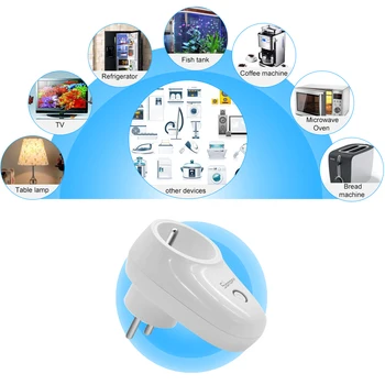 SONOFF S26 ITEAD Wifi Smart Lizdas Bevielis Nuotolinio Valdymo Įkrovimo Adapteris, 