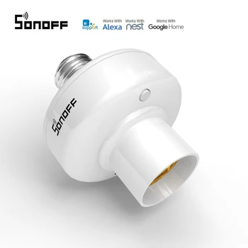 Sonoff SlampherR2 E27 WiFi Smart Lemputės Laikiklį RF 433MHz / APP Kontroliuoti Smart Home Suderinama Su Alexa 