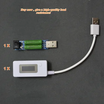 SONOVO USB dabartinis įtampos detektorius mobiliojo maitinimo baterijos talpos telefono kroviklis, testeris-LCD ekranas su 2A/1A apkrovos varža
