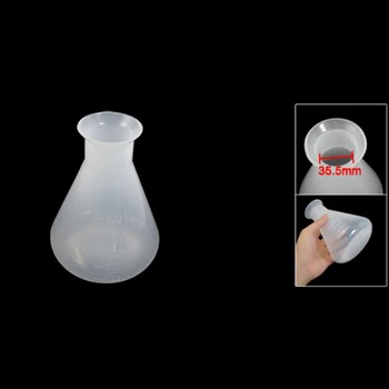 SOSW-500ml skaidraus Plastiko Laboratorijos Cheminių Kūginę Kolbą Saugojimo Butelių
