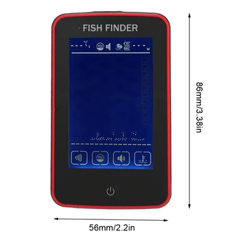 Spalvinga Ekrano Žuvų Ieškiklis Belaidžio Aido geresnį, Žvejybos Įrankiai, Žvejybos Finder 80M Gylio Fishfinder