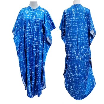 Spausdinti Moterų Žiemos Dress Plius dydis Paplūdimio Cover up Pocket 