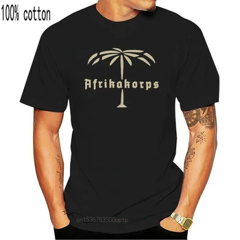 Sporto vyro marškinėliai Vermachto Afrikakorps Logotipas Vyrų Juokinga Tees Trumpas Rankovės O Neck T Shirt