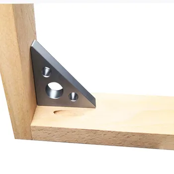 Stalių Dirbtuvės Colių Aliuminio Lydinio 45 Laipsnių Kampu Valdovas Trikampis Medienos Apdirbimo Daugiafunkcis Įrankis