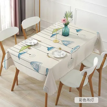 Staltiesė Pvc, atsparus vandeniui, oilproof, anti-karčios, vienkartinės staltiesės, namų apyvokos modernus kavos staliukas, stalas kilimėlis