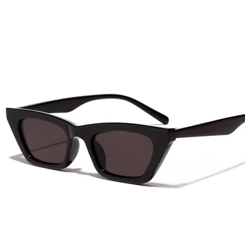 Stačiakampis, Akiniai nuo saulės Moterims Prekės ženklo Dizainerė Mados Juodi Saulės akiniai Mens Aukštos Kokybės Anti-UV Akinių UV400