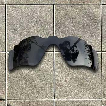 Stealth Black Poliarizuoti Akiniai nuo saulės Pakeitimo Objektyvą-Oakley Radaro Kelias Liejo Rėmeliai UV Apsauga Gero Sporto
