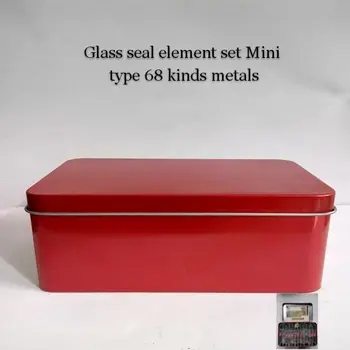 Stiklo sandarinimo elementas nustatyti, Mini tipo, 68 rūšių metalų