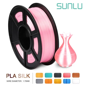 SUNLU PLA Gijų pla šilko sffect 1KG 3D Spausdintuvai Gijų 1.75 MM 330M 2.2 lbs Šilko Tekstūros, Šerdelės, Biologiškai skaidžių Medžiagų.