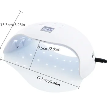 SUNX9 UV LED Nagų Džiovintuvas 48W Nagų Lempa Automatinė Jutiklis Nagų Dailės, Manikiūro Įrankis 30s 60s 99s Neskausmingas Režimas Greito Kietėjimo Geliu Laku