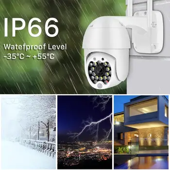 Super Mini 1080P PTZ Kamera, Auto Sekimas 2MP, 4X Zoom Debesis Wireless Speed Dome Kameros Home Security VAIZDO Wi-fi IP Kamera Lauko