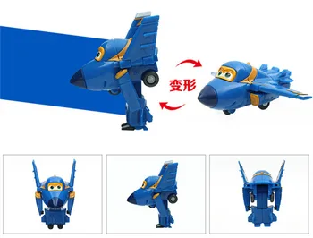 Super Sparnus Mini Lėktuvo ABS Robotas žaislų Veiksmo ir Žaislas Sumos Super Sparnus Transformacijos Robotas Jet Animacija Vaikams, Vaikų Dovanų