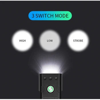 Super Šviesus Dviračių Šviesos L2/T6 USB Įkrovimo Galios Banko 5200mAh 3 Rūšių Dviračio Žibintas priekinis žibintas atsparus Vandeniui ir Dviračių užpakalinis žibintas