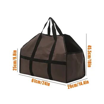 Supersized Drobės Malkos, Medienos Vežėjas maišelį Žurnalas Kempingas Lauko Turėtojas Atlikti saugojimo krepšys Mediniai Drobė Maišelis 4 Spalvos