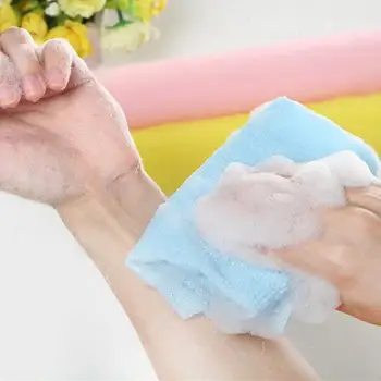 Surelife 5pc Grožio, odos, audinio, odos šveitimo plauti audiniu japonų kūno prausiklis rankšluostį nailono vonia rankšluostį odos poliravimo rankšluostį