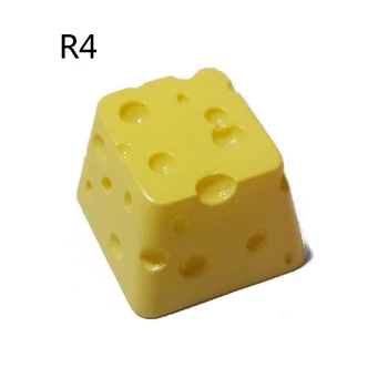 Sūrio Pyragas KeyCaps Individualų OEM R4 Profilis Dervos Keycap Vyšnių Mx Gateron Jungiklis Mechaninė Klaviatūra