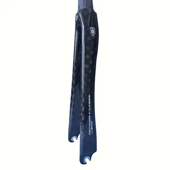 T800 visas anglies kelių šakutės, Kūgio formos šakutės 28.6 mm-39,8 mm dviračių dalys, Dviračių Aksesuarai v stabdžių anglies šakutės 700c