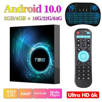 T95 Smart Android TV Box Ultra HD 6K 4g-32g 64g 