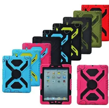 Tablet Case For iPad Mini 1 2 Pepkoo Voras Ekstremalių Karinės Sunkiųjų Vandeniui Dulkių/Šoko Įrodymas, Su Stovu Pakabinti Padengti Cas