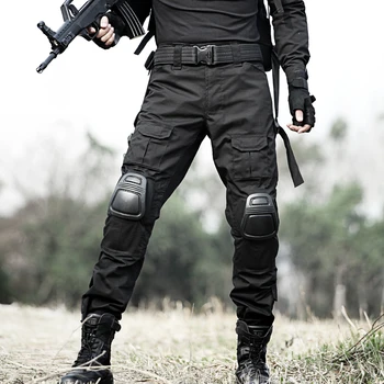 Tactical Kelnes karių, Krovinių Ziajać Kelio Trinkelėmis SWAT Armija Airsoft Maskuojančiais Drabužiais Medžiotojas Lauko Darbai Kovoti Kelnės