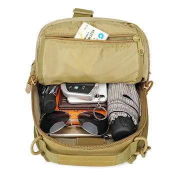 Taktinis Diržas Maišelį Sporto Medžioklės Vyrai Karinis Taktinis Krūtinės Molle Vieno Pečių krepšiai Nailono Balinė Krūtinės Pack Unisex