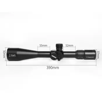 TEAGLE MR6-24x50 FFP optinį taikiklį pusėje paralaksas medžioklės Riflescope su Mil Dot Tinklelis taktinis šautuvas taikymo sritis tinka 308win