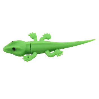 TEKSTAS MAN animacinių filmų žalias driežas modelis usb2.0 4GB 8GB 16GB 32GB 64GB pen drive USB 