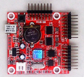 TF-S6H(TF S5H) Mini LED ekranas kontrolės kortelė,F3.75/P4.75 F5.0/P7.62 P10 Vieną&dviejų spalvų LED modulis valdytojas