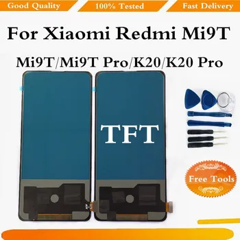 TFT Už Xiaomi Mi 9T Pro Mi9t LCD Redmi K20 Pro LCD Ekranas Jutiklinis Ekranas skaitmeninis keitiklis Asamblėjos Mi 9T LCD