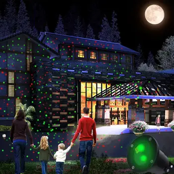 Thrisdar Nuotolinio Valdymo Star Lazerinius Projektorius, Šviesos Namuose Šalis Kalėdų Raudonos, Žalios Šmėžavimas Žvaigždės Lazerio Dušo Medžio Projektoriaus Lempa