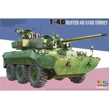 Tigras Modelis 4665 1/35 AMX-10RCR T-40 Nexter 40 Ctas Bokštelis Skalės Modelis Rinkinys