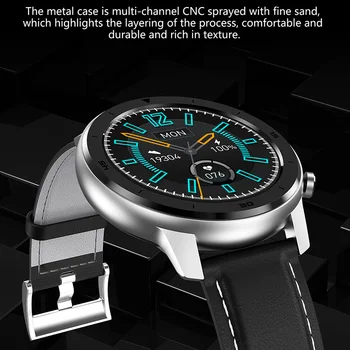 Timewolf Smart Žiūrėti IP68 Vandeniui 5atm Kraujo Spaudimas Smartwatch 