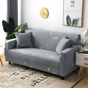 Tinklelis kambarį namuose sofos padengti poliesterio pluoštas šiuolaikinės elastinga kampe sofa padengti sėdynės padengti 1/2/3/4 sėdynės
