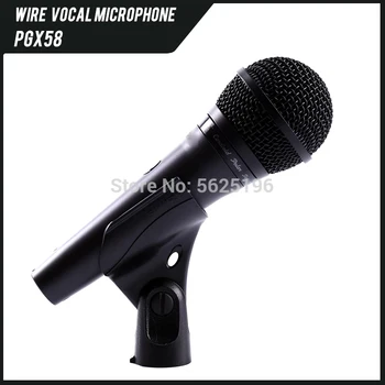 Top 5A 1:1 PGA58 Nešiojamą Dinaminis Vokalinis laidinis Mikrofonas su PGA 58 mikrofonas, laikiklis, skirtas kalbos ir pasirodymą gyvai