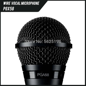 Top 5A 1:1 PGA58 Nešiojamą Dinaminis Vokalinis laidinis Mikrofonas su PGA 58 mikrofonas, laikiklis, skirtas kalbos ir pasirodymą gyvai