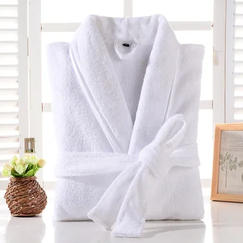 Toweling Medvilninius Drabužius, Medvilnės Mėgėjams Viešbutis Skraiste Kietų Vyrų Ir Moterų Chalatas Chalatas Minkštas Sleeprobe Vyrai&Moterų Atsitiktinis Homewear
