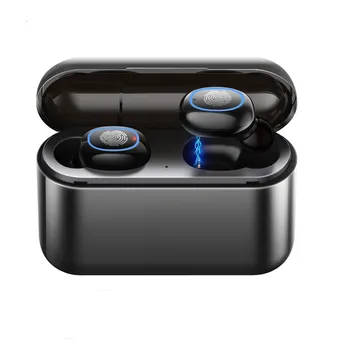 TWS Bluetooth Mini Ausines In-Ear HiFi Stereo Ausinės Sporto Ausinių, Telefono Vandeniui Su Įkrovimo dėžė Automatinė Pradėti