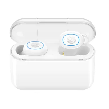 TWS Bluetooth Mini Ausines In-Ear HiFi Stereo Ausinės Sporto Ausinių, Telefono Vandeniui Su Įkrovimo dėžė Automatinė Pradėti