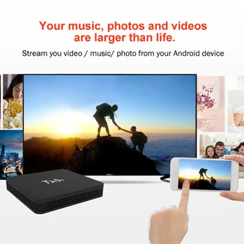 TX9S Android TV Box TVbox Amlogic S912 Octa Core, 2GB, 8GB 4K 60fps Smart Set Top Box, 2.4 GHz, Wifi Parama 