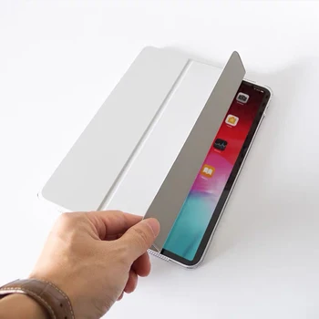 Ultra-plonas Slim Tablet Case for iPad Mini 5 2019 Atveju Flip Folding Padengti A2133 A2124 A2125 A2126 Padengti Tri-fold Smart Case