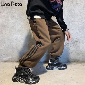 Una Reta vyriškos Kelnės Laisvalaikio Kelnės Vyrams Hip-Hop Krovinių Kelnės Sporto Sweatpants Kelnės Streetwear Poilsiu