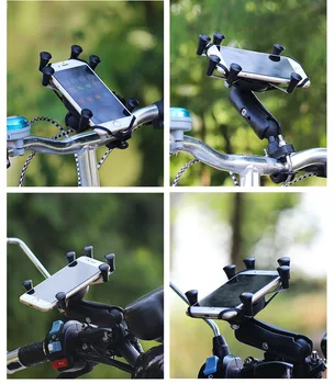Universalus Motociklas Dviratis Telefono Mount Turėtojas su USB Įkroviklis iPhone Pro 11 X 7 Plus 