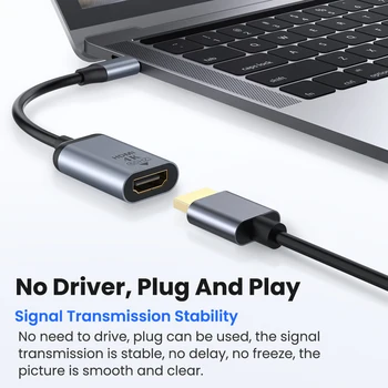 USB C-HDMI/VGA/DP/Mini DP Cable C Tipo HDMI 