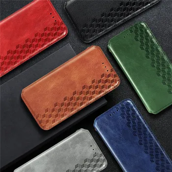Už Xiao Redmi 9 Pastaba K30 Pro Max Magnetinio Dvejopos kortelių angos Piniginės Atramą Odos Flip Case For Redmi Pastaba 8T 9S 9A 9C Dangtis