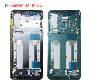 Už Xiaomi Mi Sumaišykite 3 Vidurį Rėmo LCD atraminė Plokštė Korpusas Front Bezel Faceplate Bezel Mi Mix3 Remontas, Atsarginės Dalys